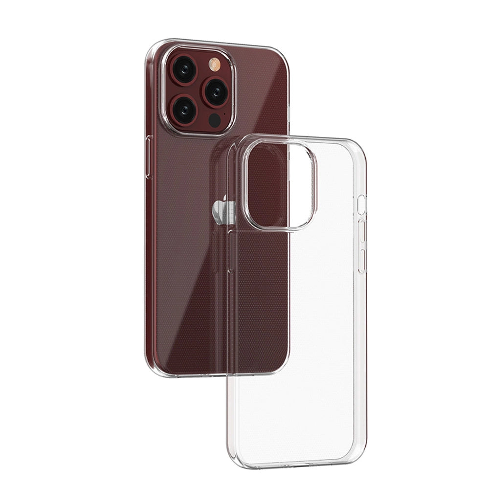 iPhone 15 Pro Max-hylster fra Ultra Clear-serien i gennemsigtig farve