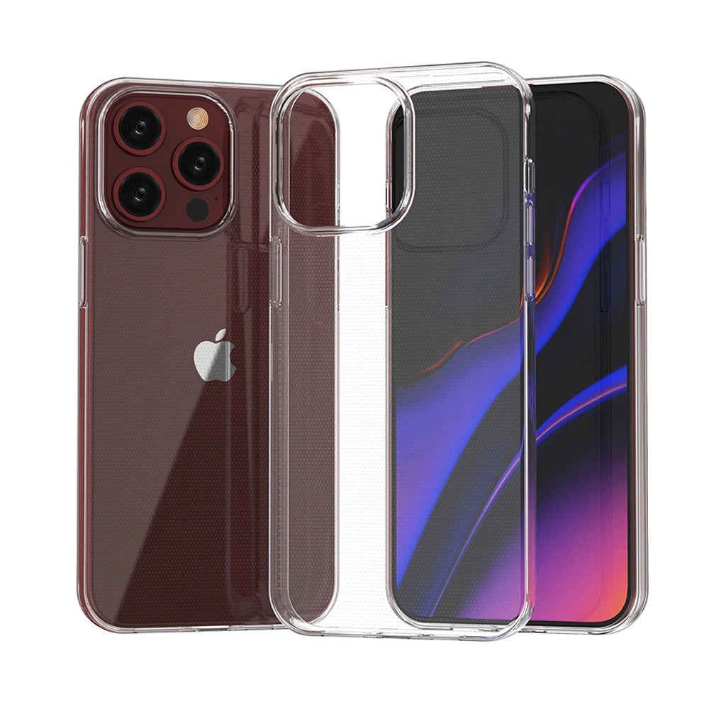 iPhone 15 Pro Max-hylster fra Ultra Clear-serien i gennemsigtig farve