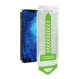 9H hærdet glas med monteringsramme til iPhone 14 Plus Wozinsky Premium Glass - sort