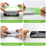 9H hærdet glas med monteringsramme til iPhone 14 Plus Wozinsky Premium Glass - sort