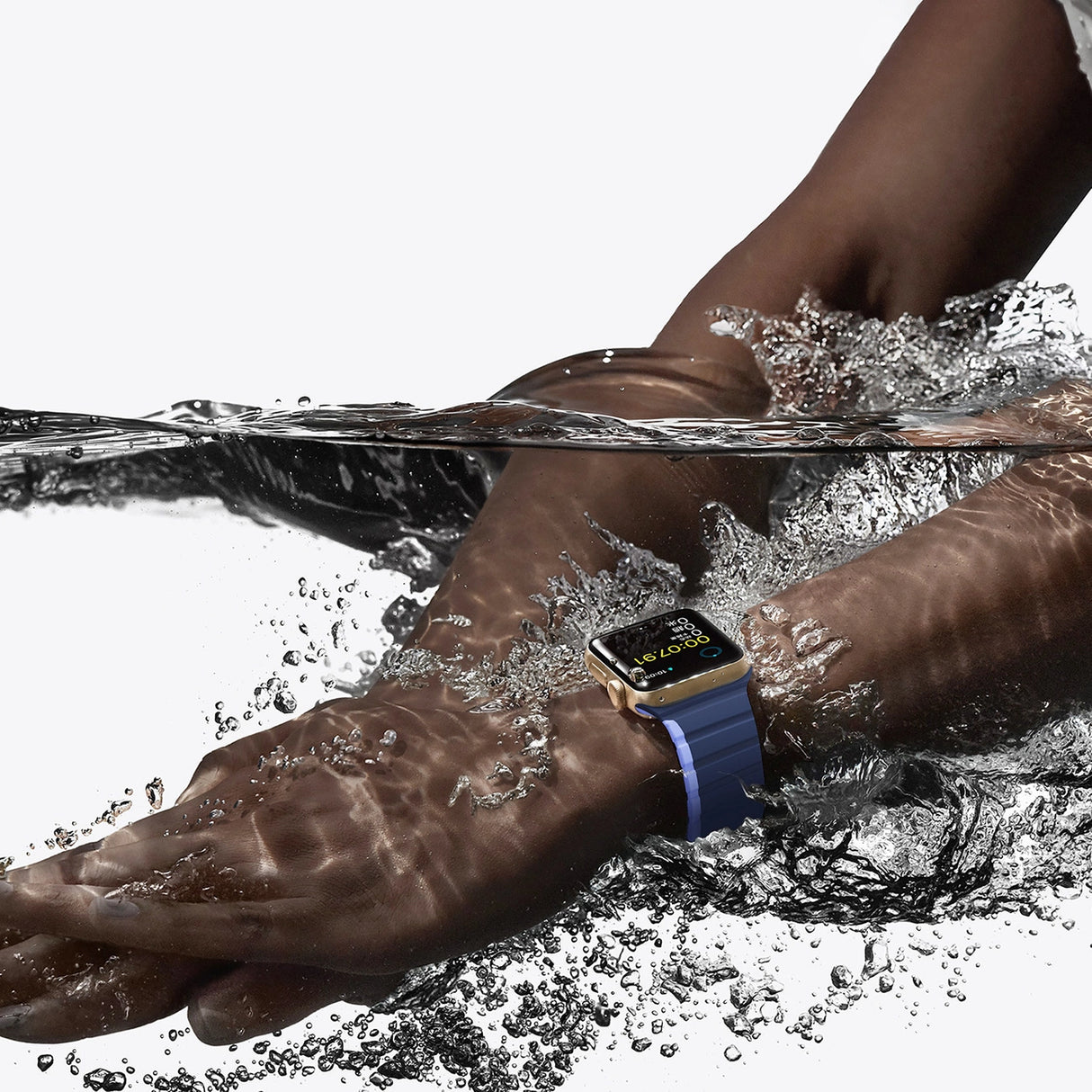 Magnetic Apple Watch SE, 9, 8, 7, 6, 5, 4, 3, 2, 1 (41, 40, 38 mm) Dux Ducis Strap (LD Version) - blue