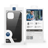3in1 Wallet Case with Stand for iPhone 14 Plus MagSafe RFID Blocker Dux Ducis Rafi Mag - Black