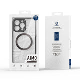 Armored case for iPhone 14 Pro compatible with MagSafe Dux Ducis Aimo Mag - black