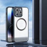 Armored case for iPhone 14 Pro compatible with MagSafe Dux Ducis Aimo Mag - black