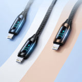 Wozinsky WUCLC1 Lightning - USB-C kabel 36W 480Mb/s 1m - sort