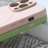 iPhone 14 Plus Silicone Case Magsafe - isblå
