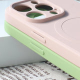 iPhone 14 Plus Silicone Case Magsafe - isblå