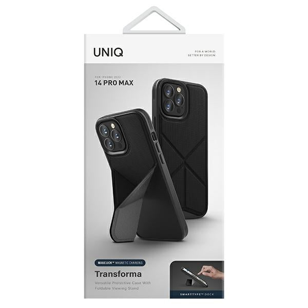 Uniq Transforma Magclick opladningsfoder til iPhone 14 Pro Max - sort