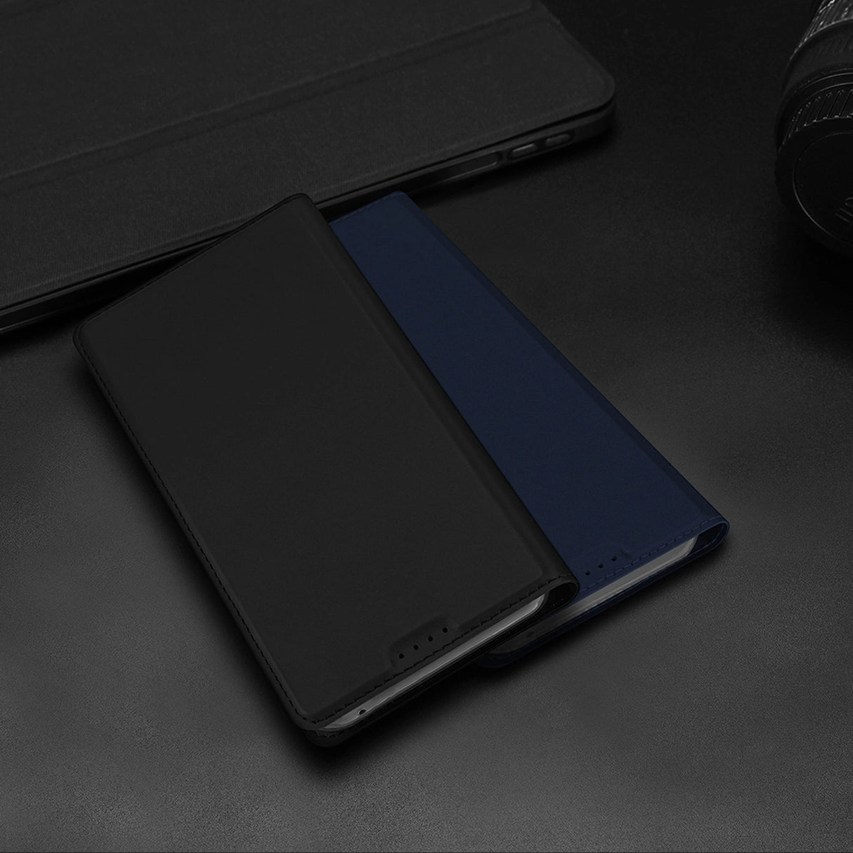 Dux Ducis Skin Pro Case Realme 11 Flip Card Wallet Stand Black