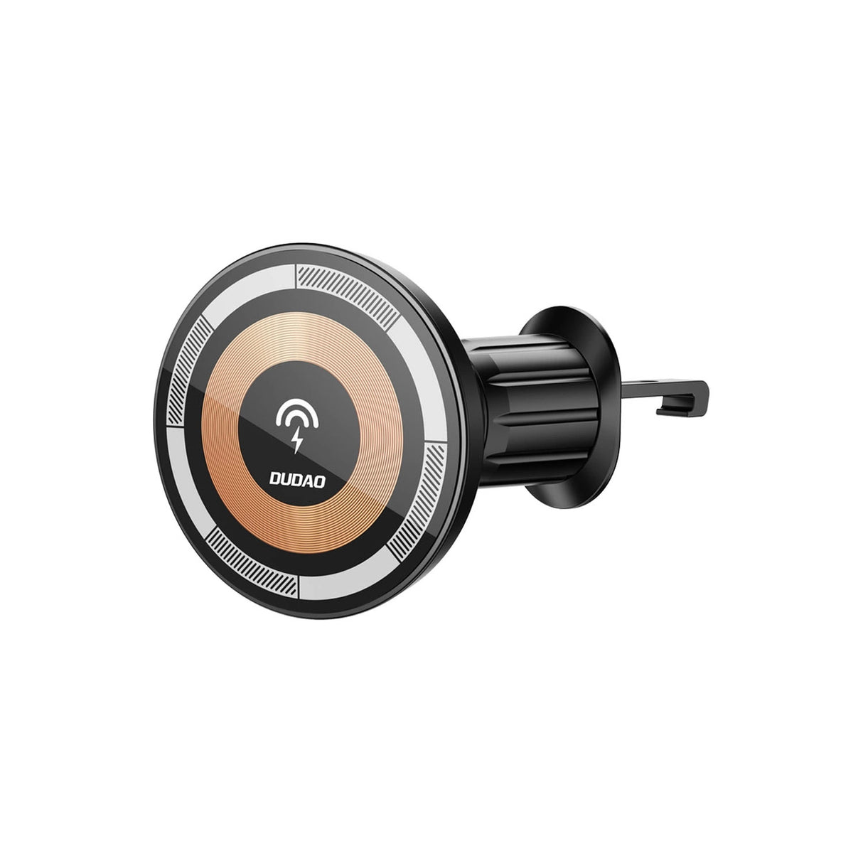 Magnetisk holder med MagSafe induktiv oplader til cockpit/luftventil 15W Dudao F12MAX+ - sort