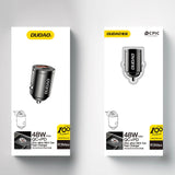 Dudao R3MAX 48W QC PD mini bil oplader - sort