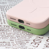 MagSafe-kompatibel silikonfoder til iPhone 15 Pro Max Silikonfoder - creme