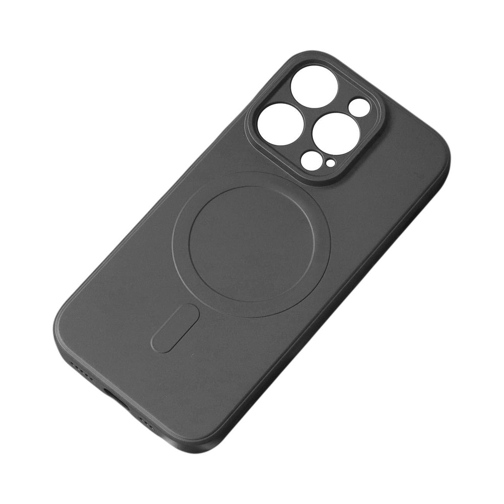 MagSafe Kompatibel Silicone Case til iPhone 15 Plus Silicone Case - sort