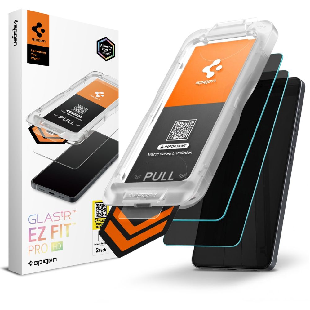 Privacyglas Spigen Glas.Tr 'Ez Fit Pro Ac' Hd 2 Pack Galaxy S26+ Plus Privacy