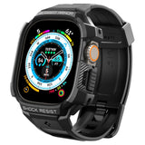 Spigen Rugged Armor ”Pro” Apple Watch Ultra 1 / 2 / 3 / 4 (49 Mm) Sort