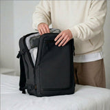 Tech Protect Defender S50 Ryanair & Wizzair Rejse Laptop Rygsæk 20 L 40x20x25 Sort