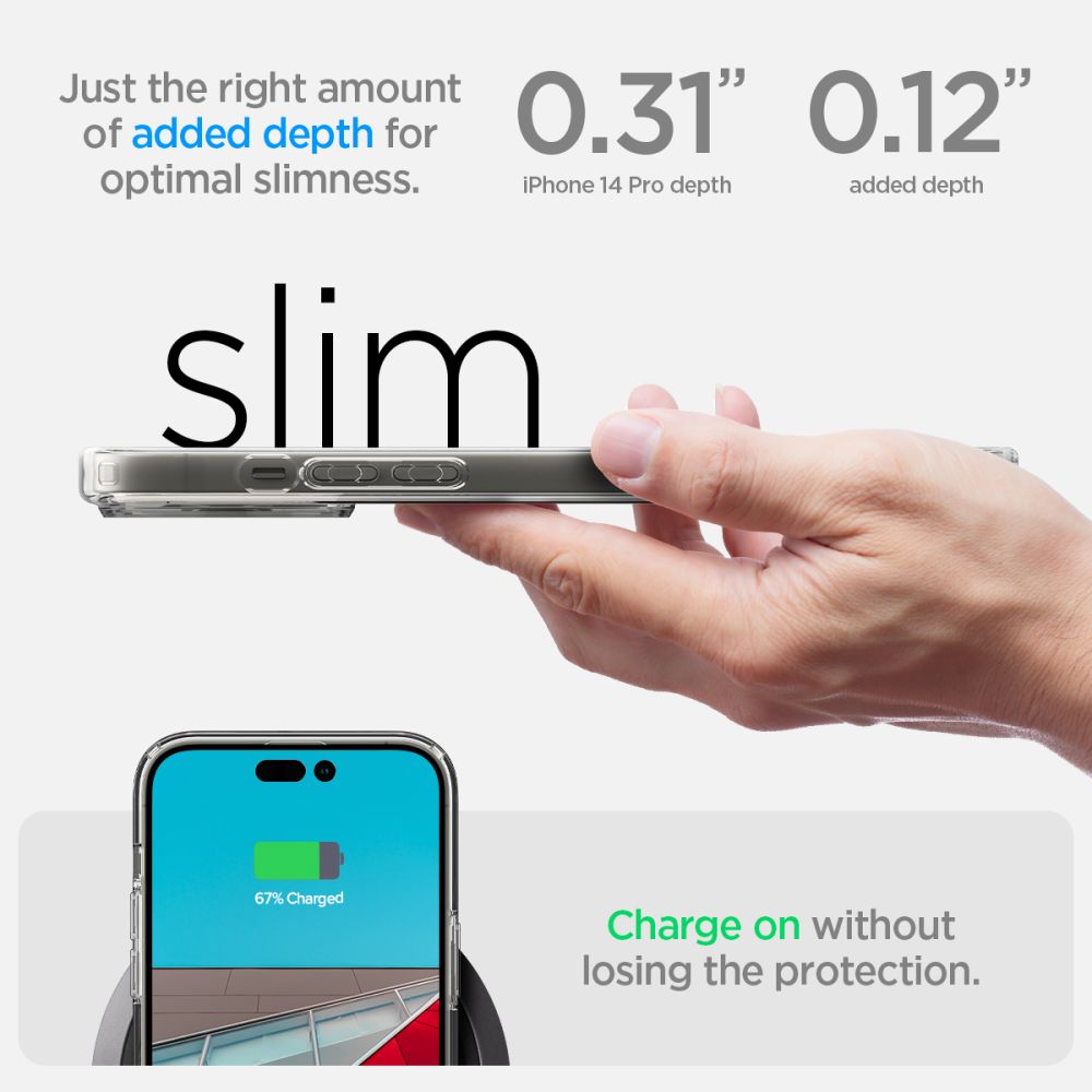Spigen Ultra Hybrid Magsafe Iphone 14 Pro Hvid
