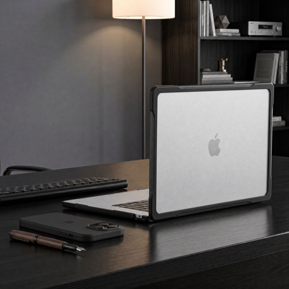 Tech Protect Velar Macbook Air 13 M2 M5 2023 2026 Sort/Mat Klar