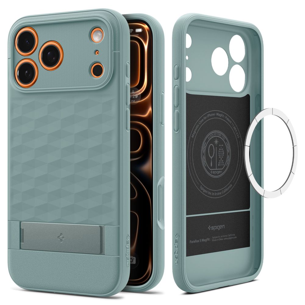Spigen Parallax ”S” Mag Magsafe Iphone 17 Pro Max / 18 Pro Max Sage Green
