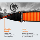 Spigen Wbf1 Remmen Til Apple Watch 8 / 9 / 10 / 11 / 12 / Se / Ultra (44 / 45 / 46 / 49 Mm) Sort/Orange