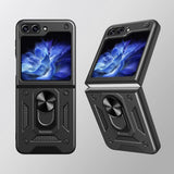 Hybrid Armor Camshield Case til Z Flip 5 5G med kamerabeskytter - Pink