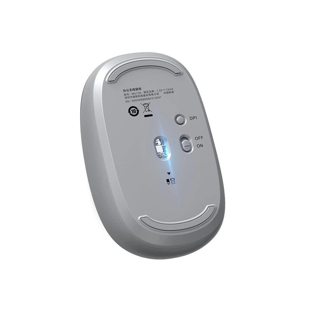 Ugreen MU105 USB 2.4GHz trådløs mus - grå
