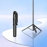 Selfie-stick / teleskopstang med stativ og Bluetooth-fjernbetjening 1,5 m Ugreen LP586 - sort