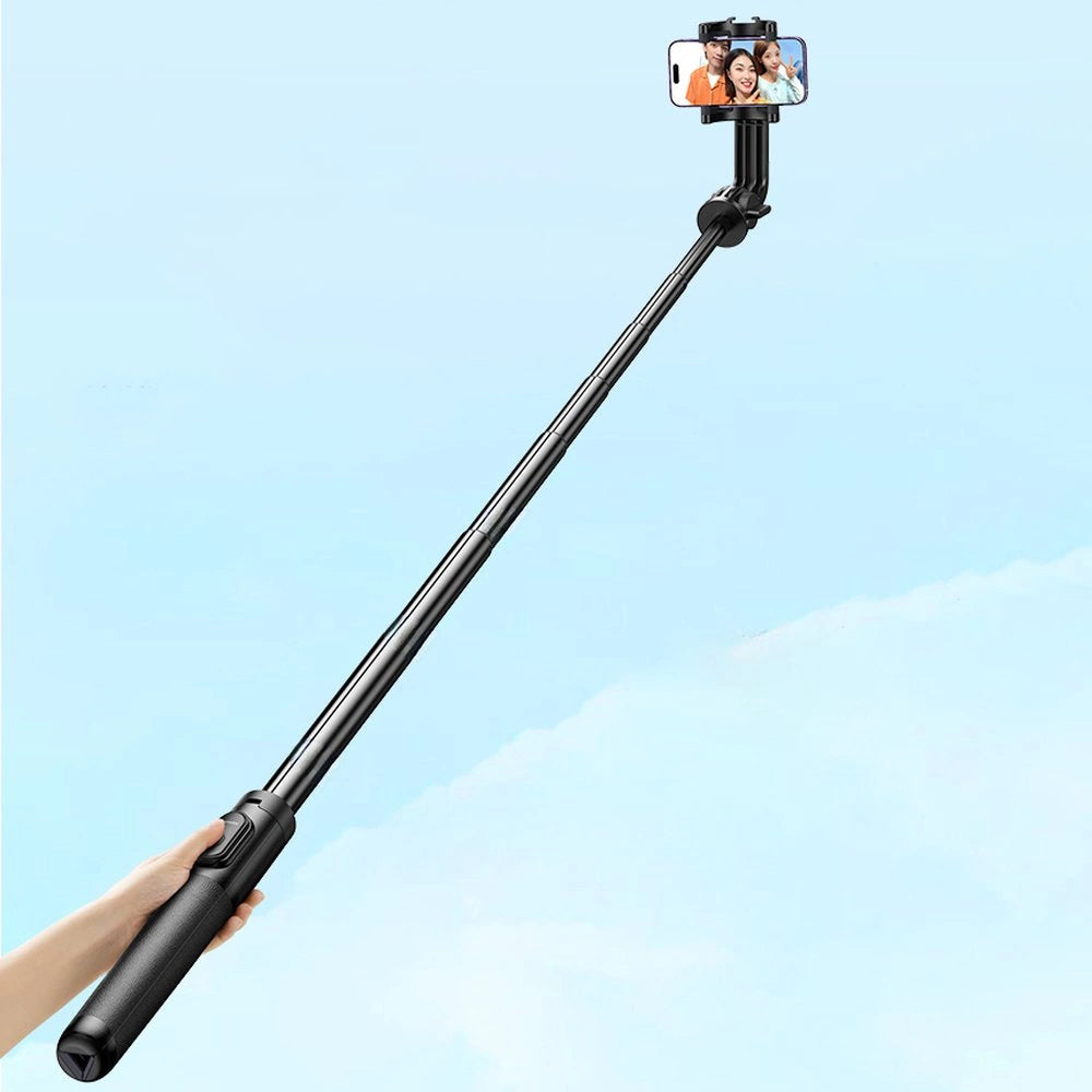 Selfie-stick / teleskopstang med stativ og Bluetooth-fjernbetjening 1,5 m Ugreen LP586 - sort