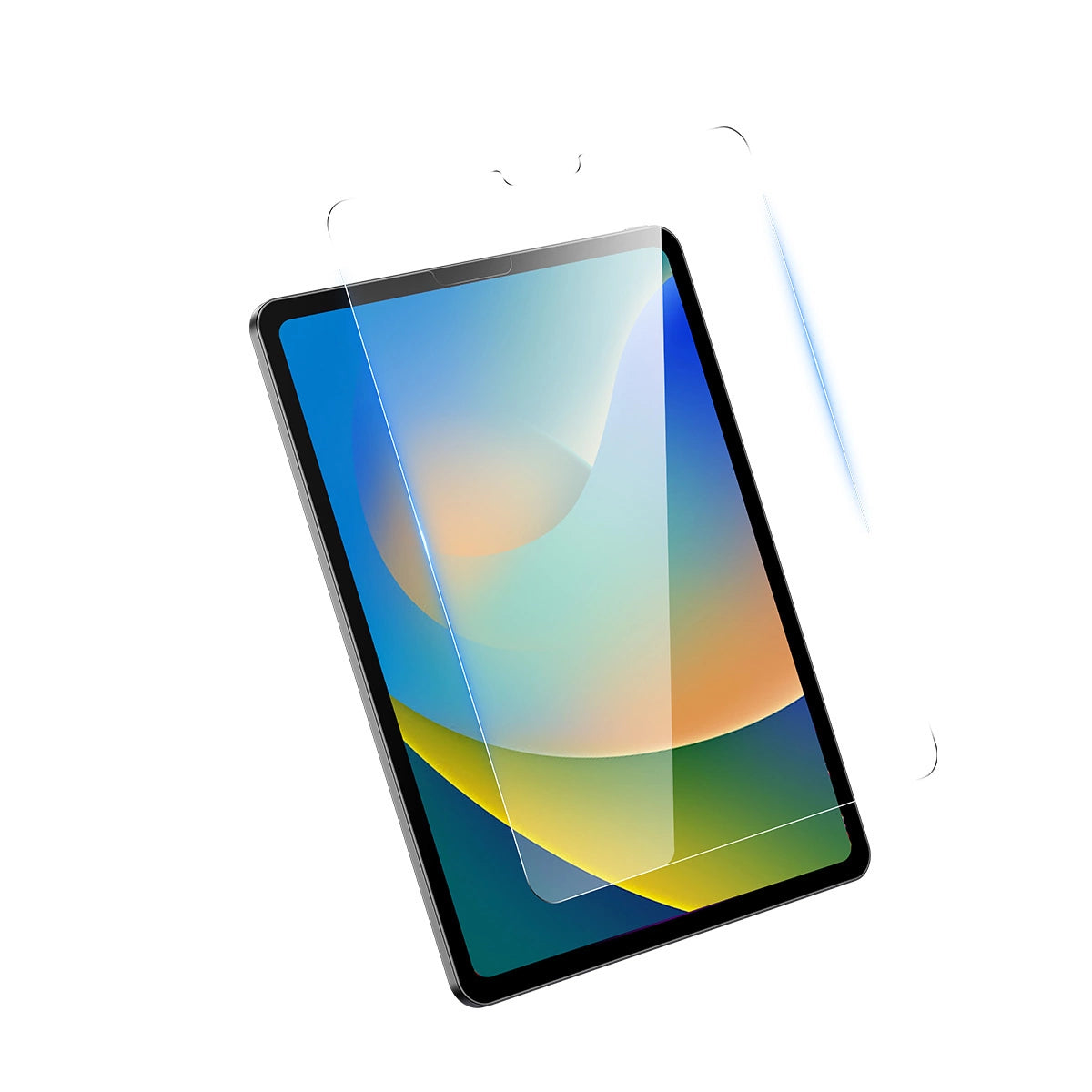 Baseus Crystal hærdet glas til iPad 10.2' (2019/2020/2021) / iPad Air 3 10.5' + monteringssæt - gennemsigtigt