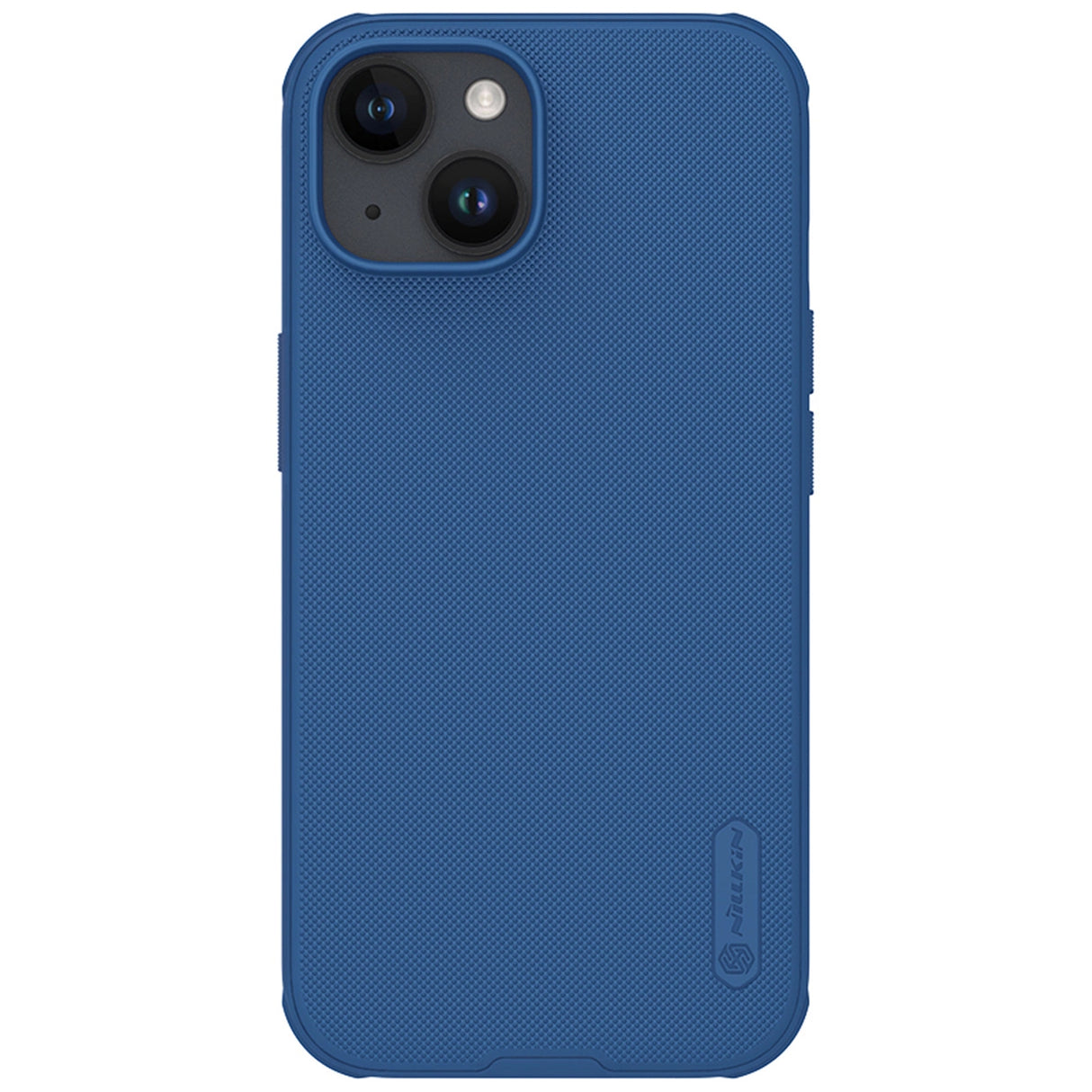 Nillkin Super Frosted Shield Pro forstærket forside til iPhone 15 Plus - blå