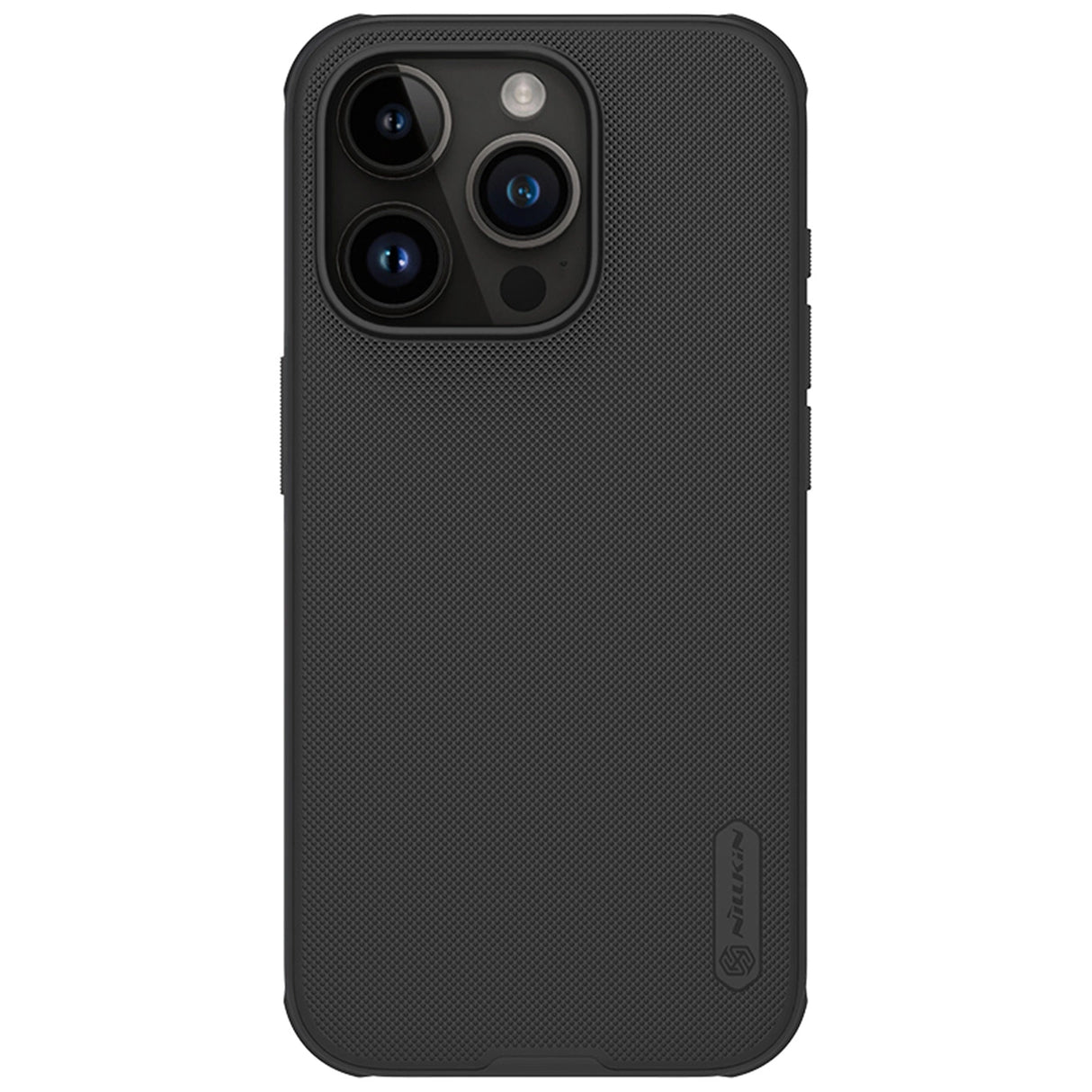 Nillkin Super Frosted Shield Pro forstærket forside til iPhone 15 Pro - sort
