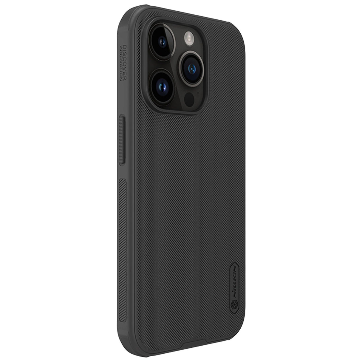 Nillkin Super Frosted Shield Pro forstærket forside til iPhone 15 Pro - sort