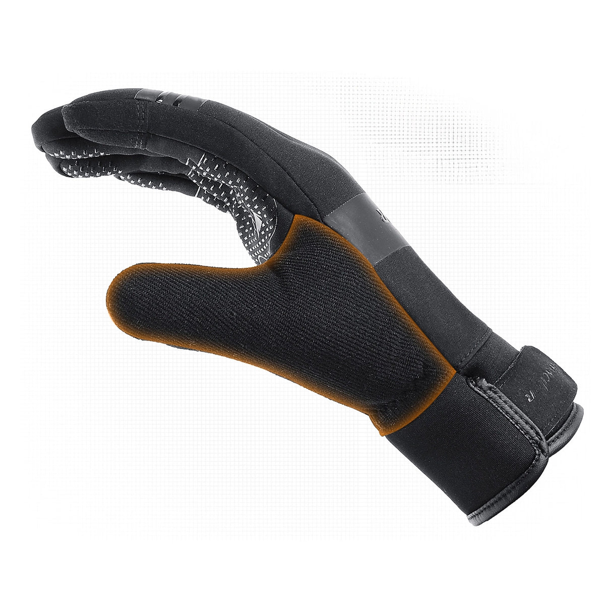 Isolerede sportstelefonhandsker (størrelse XL) - sort