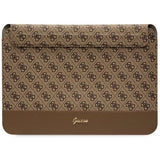 Guess 4G Stripe Metal Logo-kasse til en 14" bærbar computer - brun