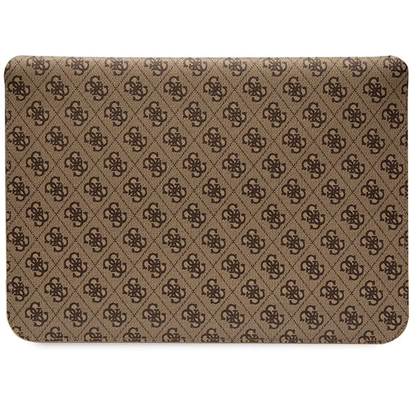 Guess 4G Stripe Metal Logo-kasse til en 14" bærbar computer - brun