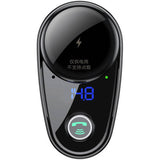 Baseus S-06 Bluetooth/USB bil FM-sender (Overseas Edition) - sort
