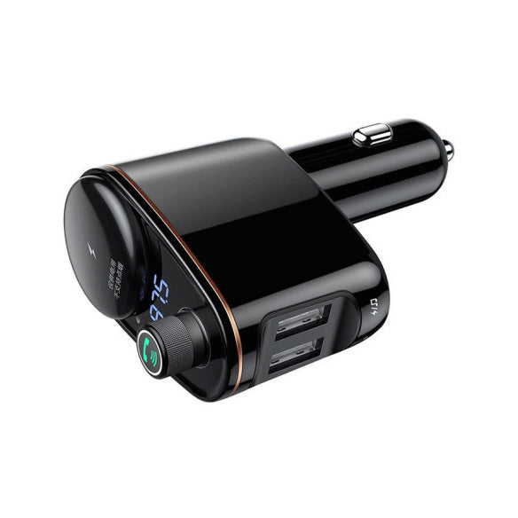 Baseus S-06 Bluetooth/USB bil FM-sender (Overseas Edition) - sort