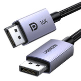 Ugreen DP118 DisplayPort 2.1-kabel 2m - grå