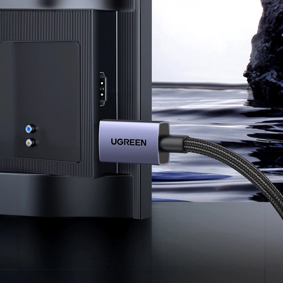 Ugreen DP118 DisplayPort 2.1-kabel 2m - grå