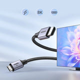 Ugreen HD163 15515 mini HDMI / HDMI 2.1 8K kabel 2m - grå