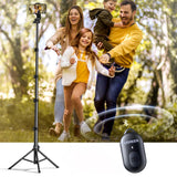 Ugreen LP680 selfie stick med stativ og Bluetooth fjernbetjening 1,8 m - sort