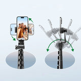Ugreen LP680 selfie stick med stativ og Bluetooth fjernbetjening 1,8 m - sort