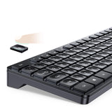 Ugreen MK006 trådløs mus og tastatur sæt 2.4Ghz - sort