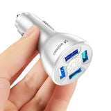 Wozinsky WCCAW 50W 4x USB-A QC biloplader - hvid