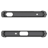 Spigen Ultra Hybrid Case til Sony Xperia 10 V - mørkgrå (Zero One Pattern)
