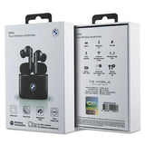 BMW Bluetooth-hovedtelefoner BMWSES20AMK TWS + docking station sort/sort Signatur