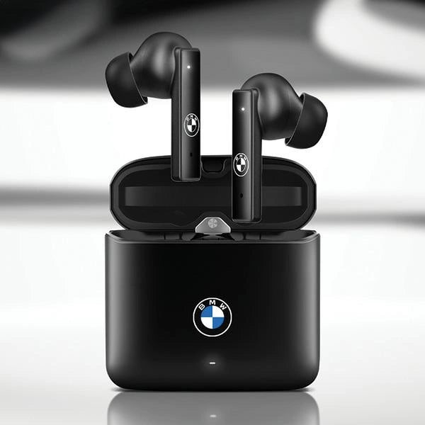BMW Bluetooth-hovedtelefoner BMWSES20AMK TWS + docking station sort/sort Signatur