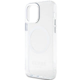Guess Metal Outline Magsafe-kasse til iPhone 12 / iPhone 12 Pro - sølv