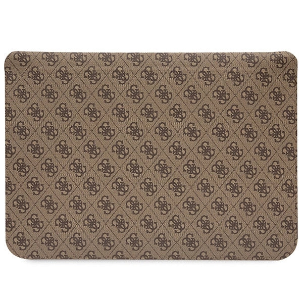 Guess 4G Printed Stripes cover til en 14" laptop - brun