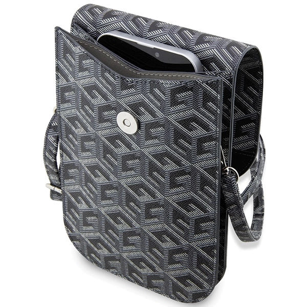 Guess Håndtaske GUWBHGCFSEK sort/sort GCube Stripe